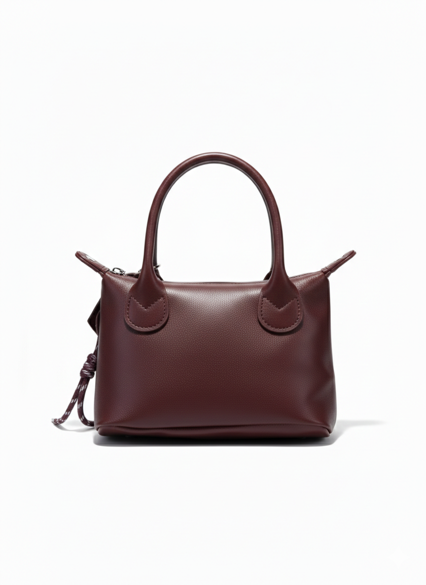 Charmlı Deri Omuz Ve El Çantası