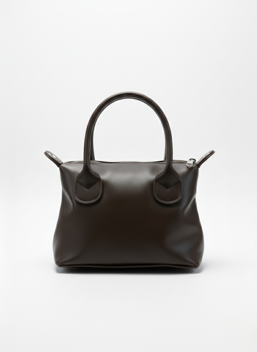 Charmlı Deri Omuz Ve El Çantası